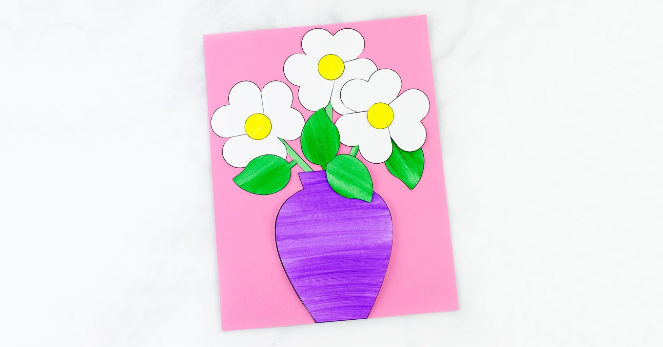 easy and fun paper flower bouquet craft