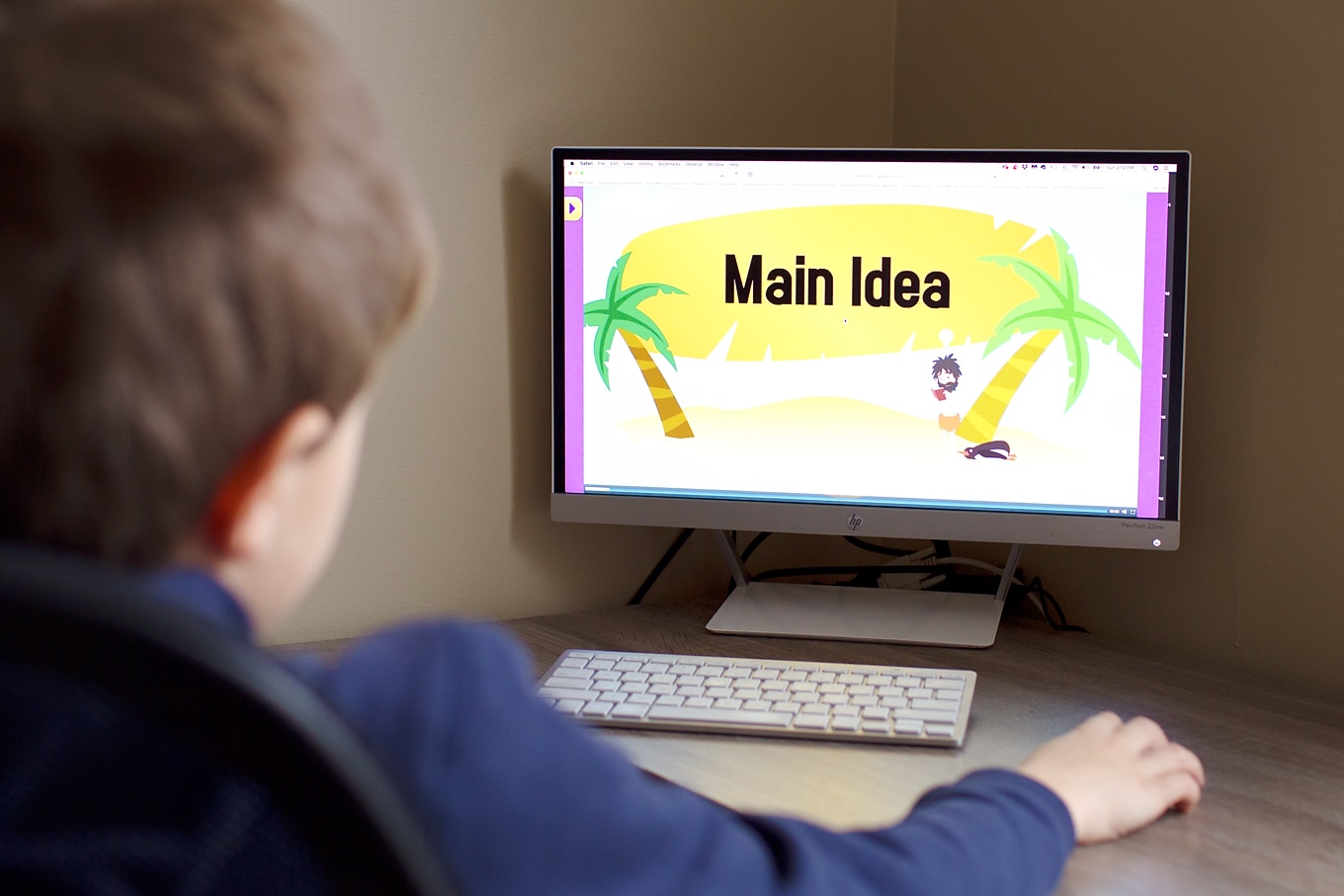 Child Using Computer Child Using Computer