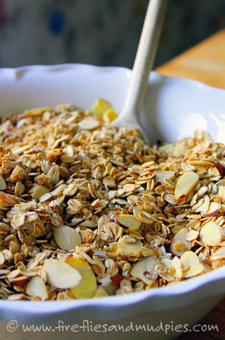Fresh, homemade granola recipe. | Fireflies and Mud Pies