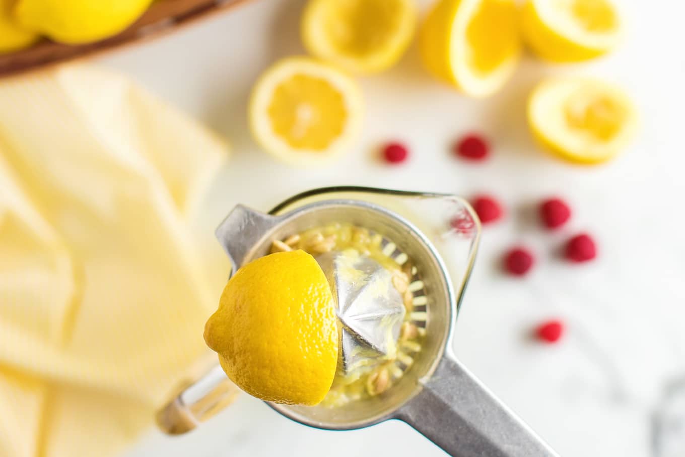 Fresh Squeezed Lemon Juice for Lemonade