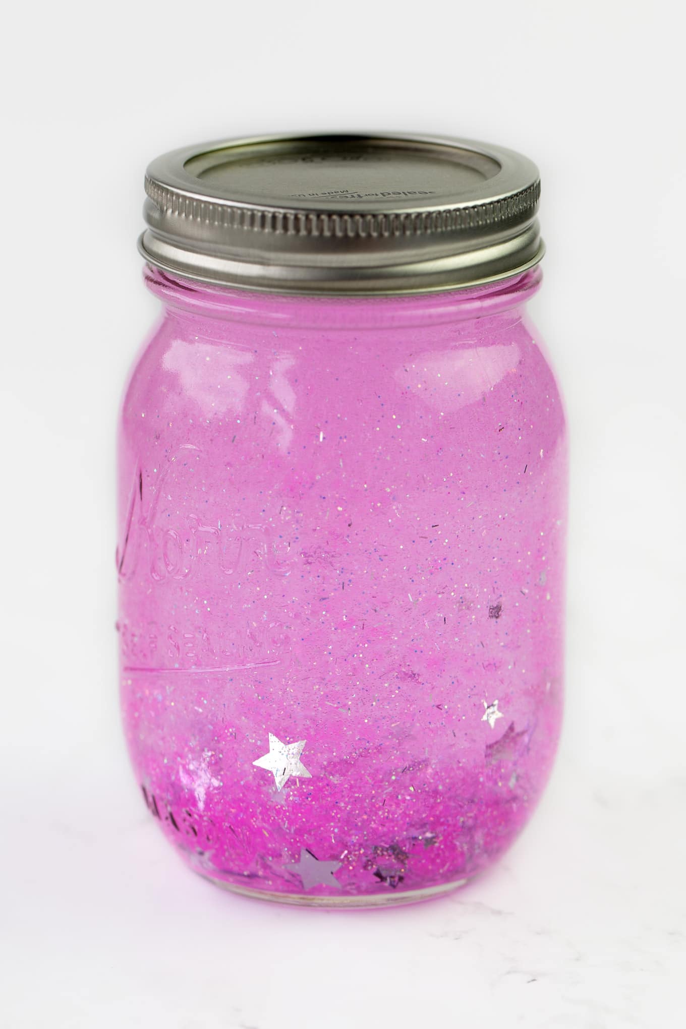 Pink Glitter Jar