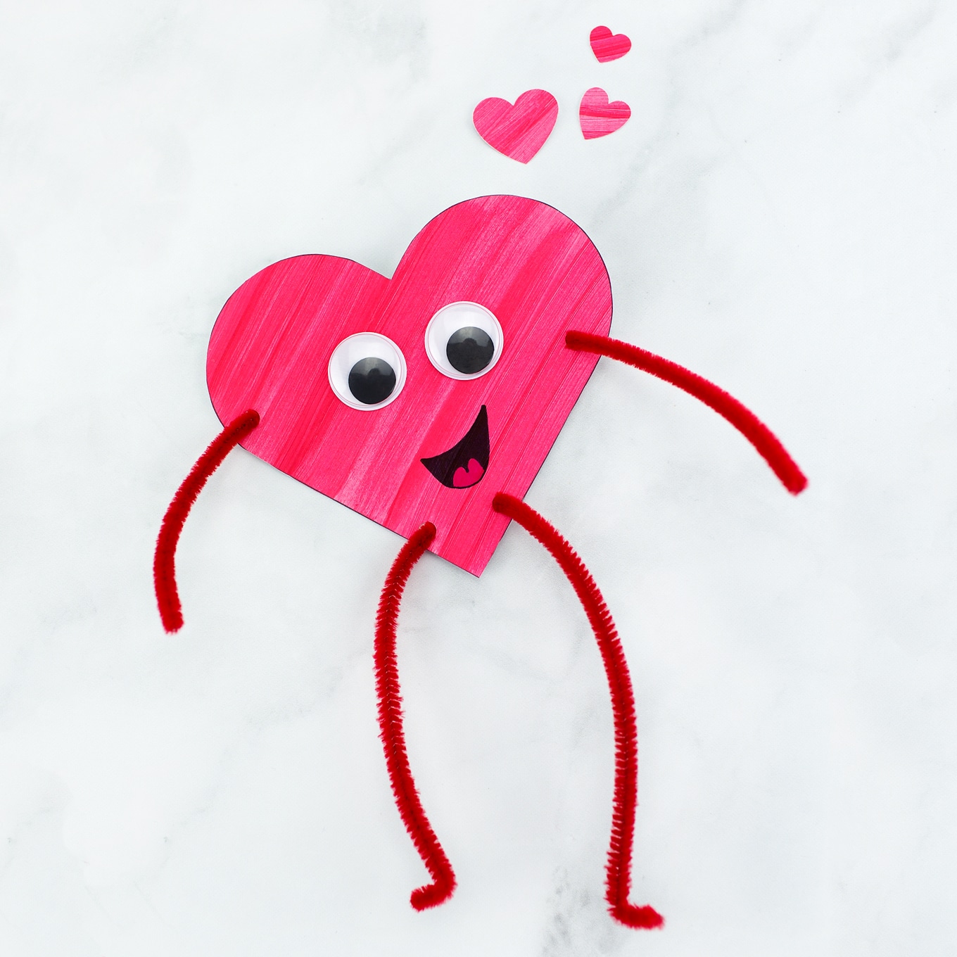 Heart Buddies Easy Valentine's Day Craft for Kids