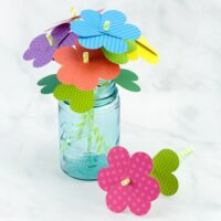 Simple Paper Straw Flowers