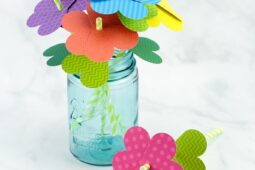 Simple Paper Straw Flowers