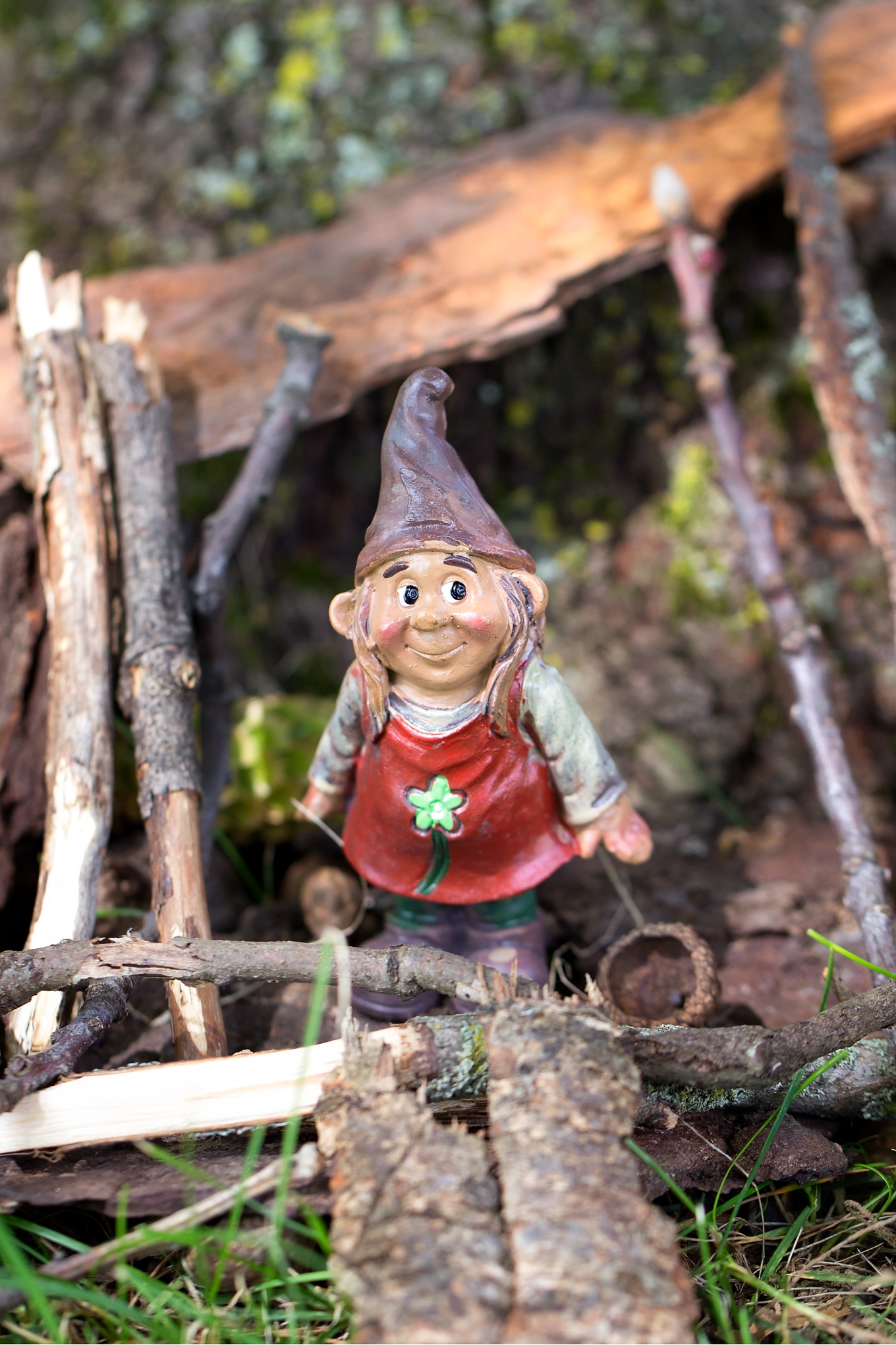 Backyard gnome homes invite children into a magical world where creative play is limitless. Get outside to play with your kids and release your inner child!