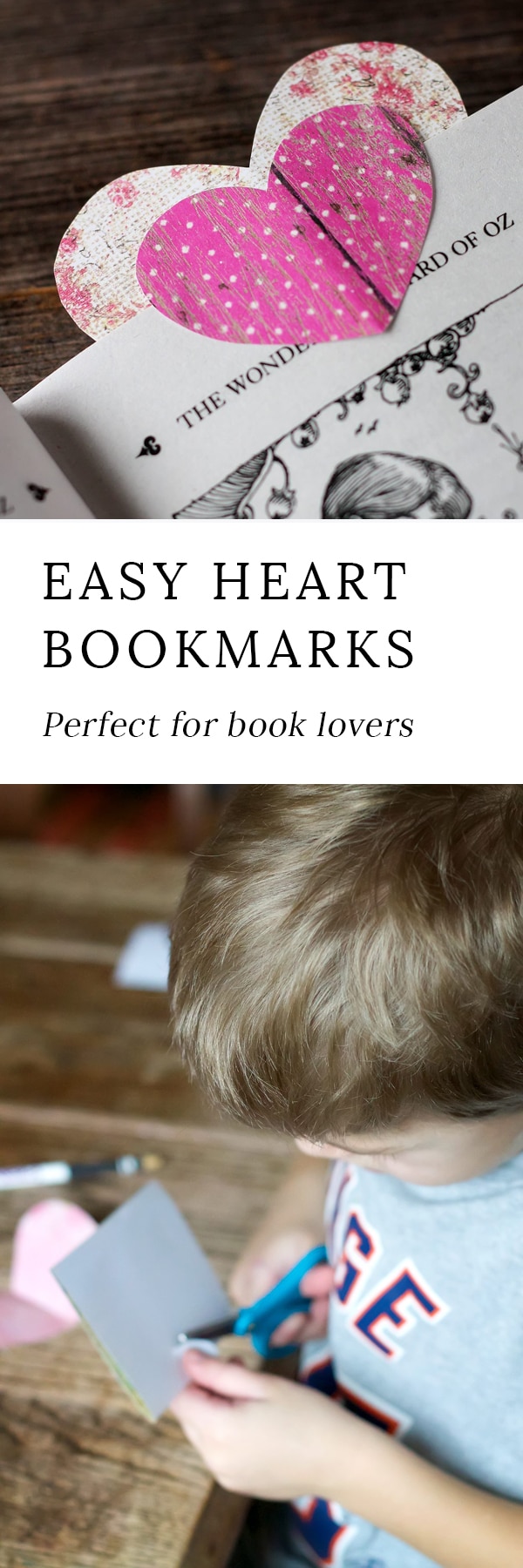 Learn how to create Easy Heart Bookmarks, the perfect Valentine's Day craft for readers of all ages!