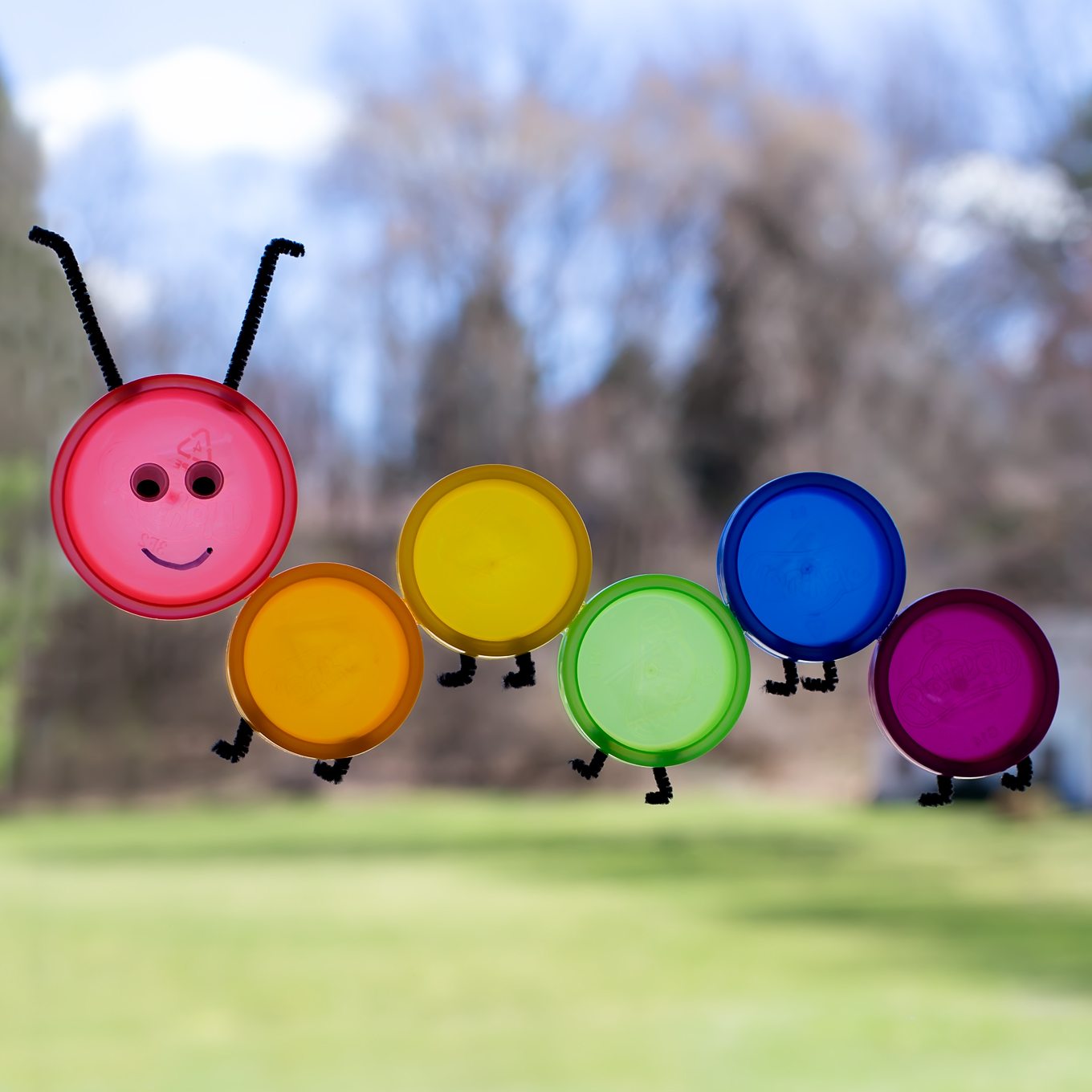 How to Make a Colorful Caterpillar Suncatcher How to Make a Colorful Caterpillar Suncatcher