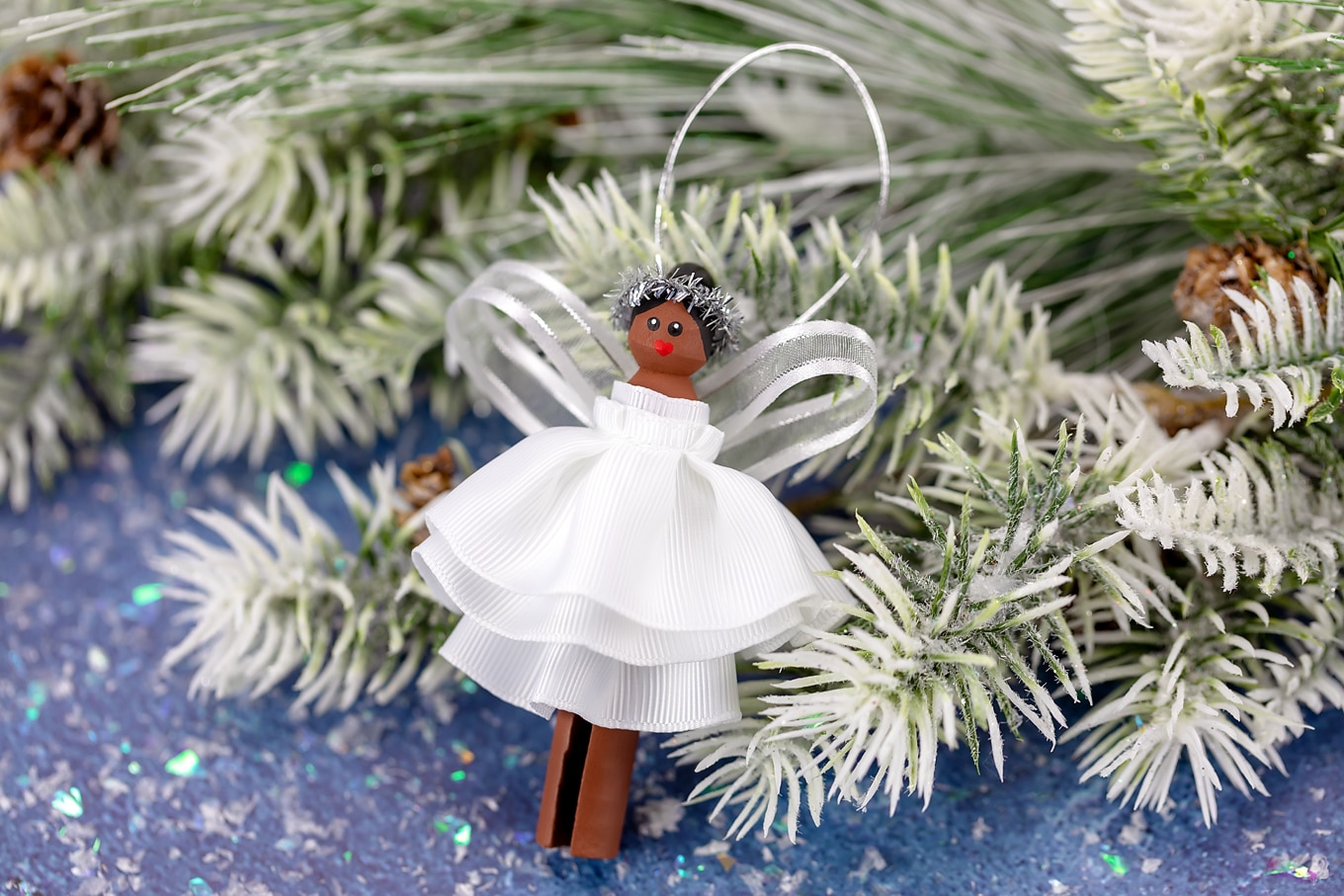 How To Make A Christmas Angel Ornament Fireflies And Mud Pies