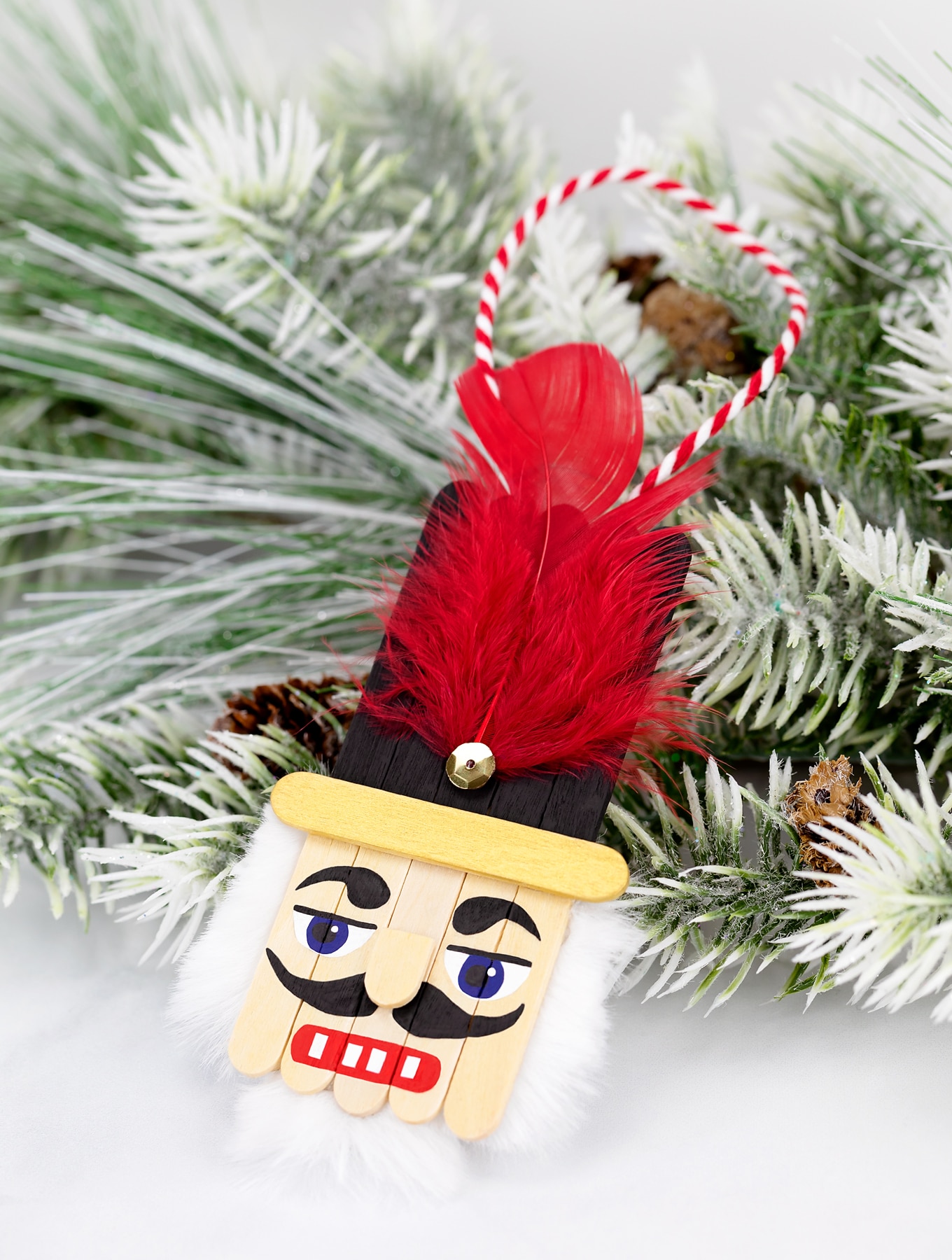 How to Make a Popsicle Stick Nutcracker Ornament Fireflies and Mud Pies