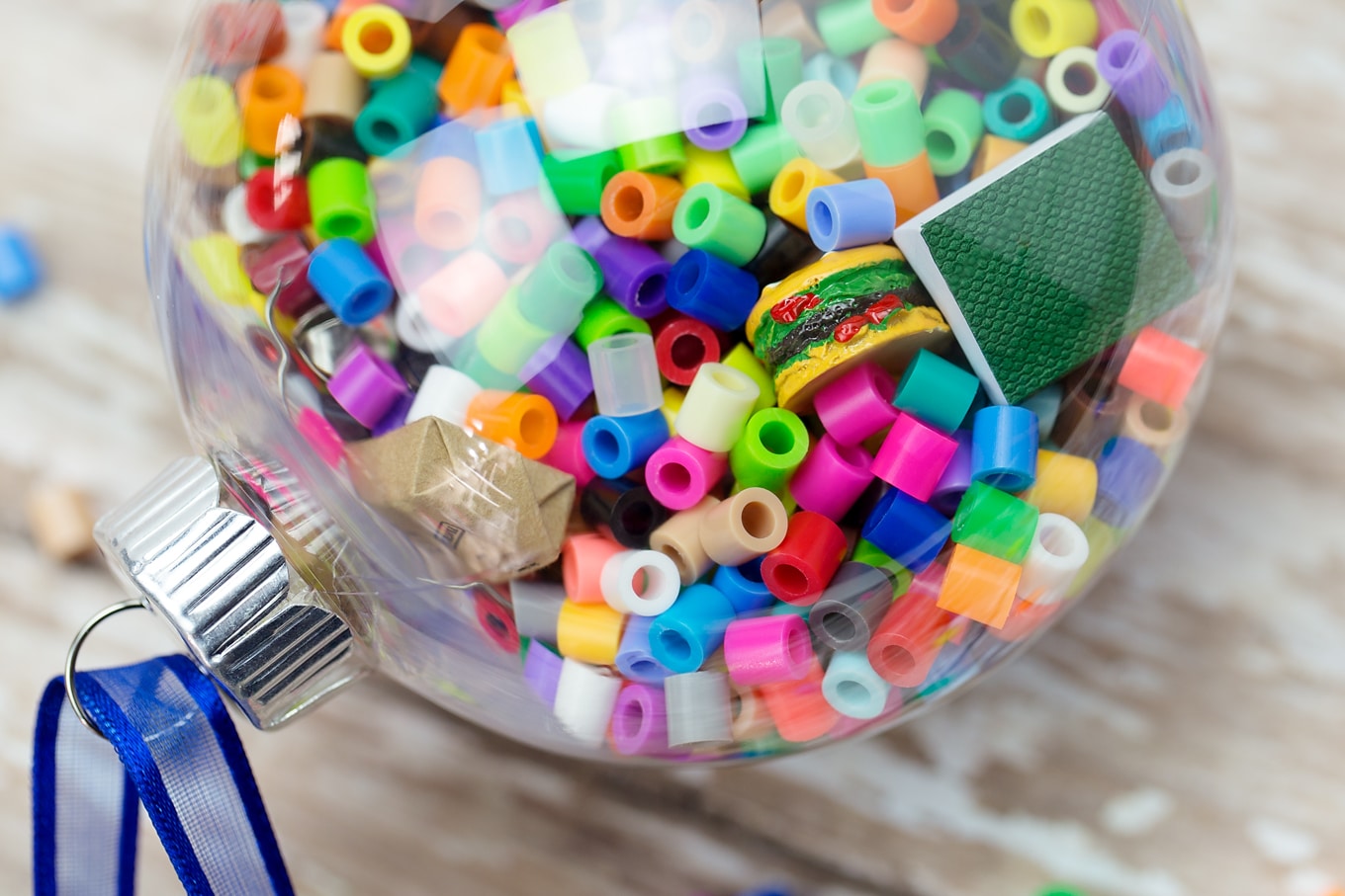 How to Make Colorful I Spy Christmas Ornaments