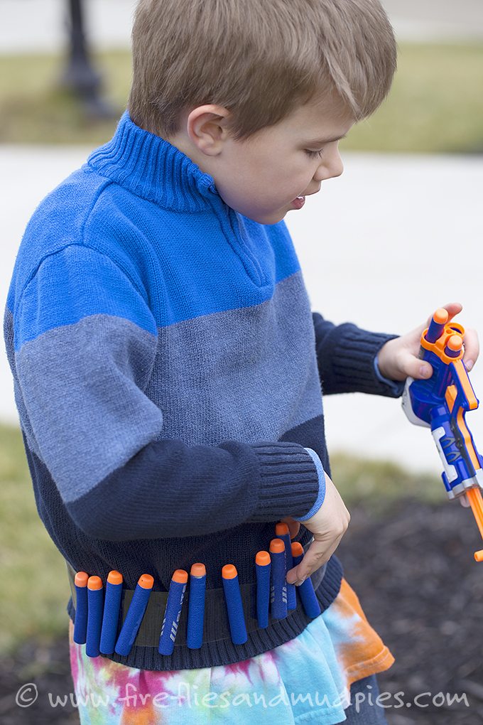 Epic Dart Belt Hack for NERF Battles!! Kids love it!