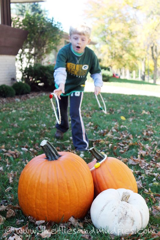 Pumpkin Ring Toss | Fireflies and Mud Pies