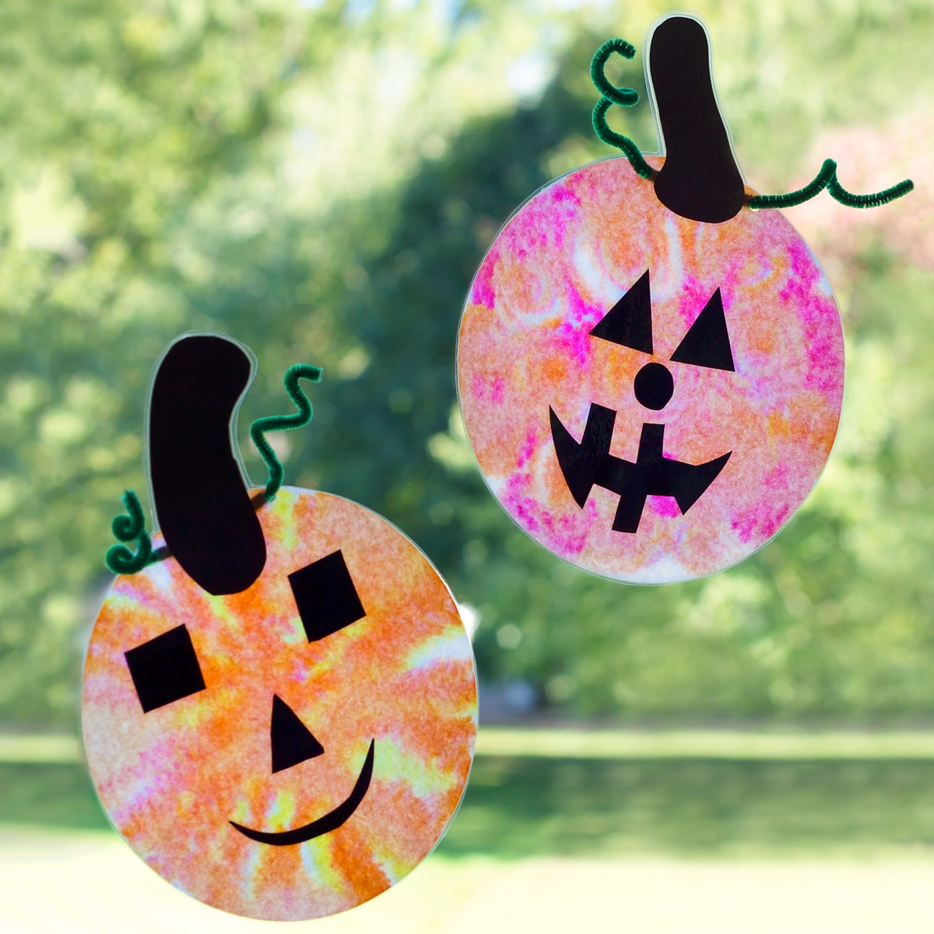 Jack O'Lantern Suncatchers Jack O'Lantern Suncatchers