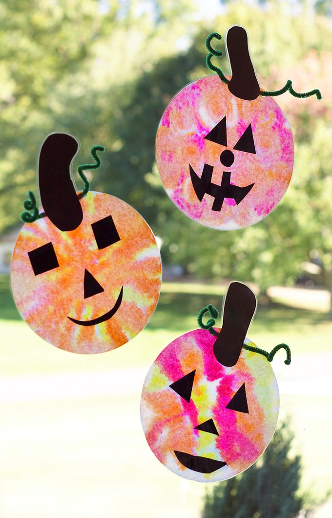 Jack O'Lantern Suncatchers