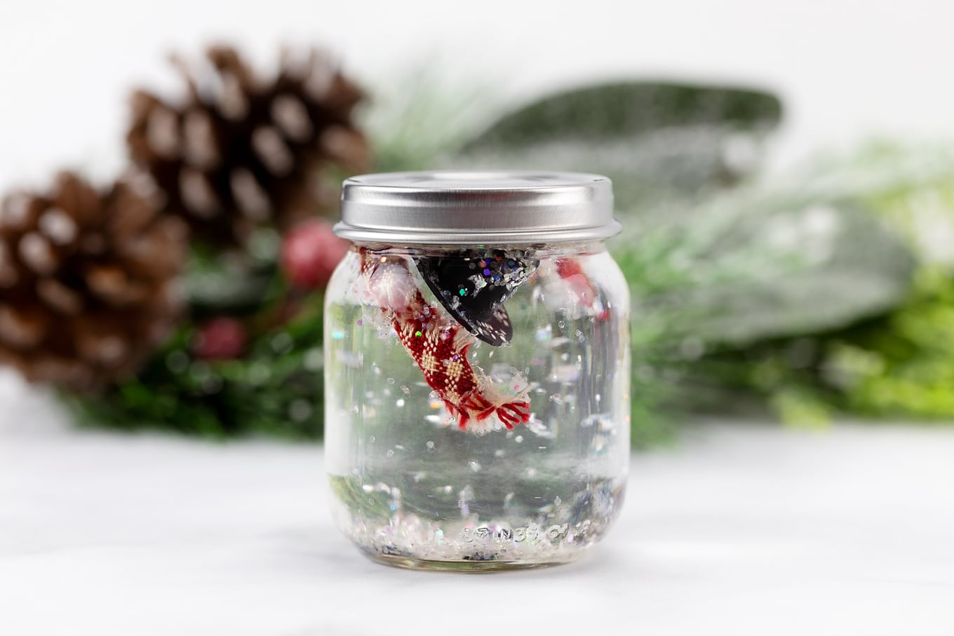 Melted Snowman in a Baby Food Jar Melted Snowman in a Baby Food Jar