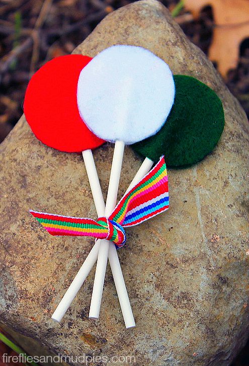 No Sew Felt Lollipops for Imaginative Play