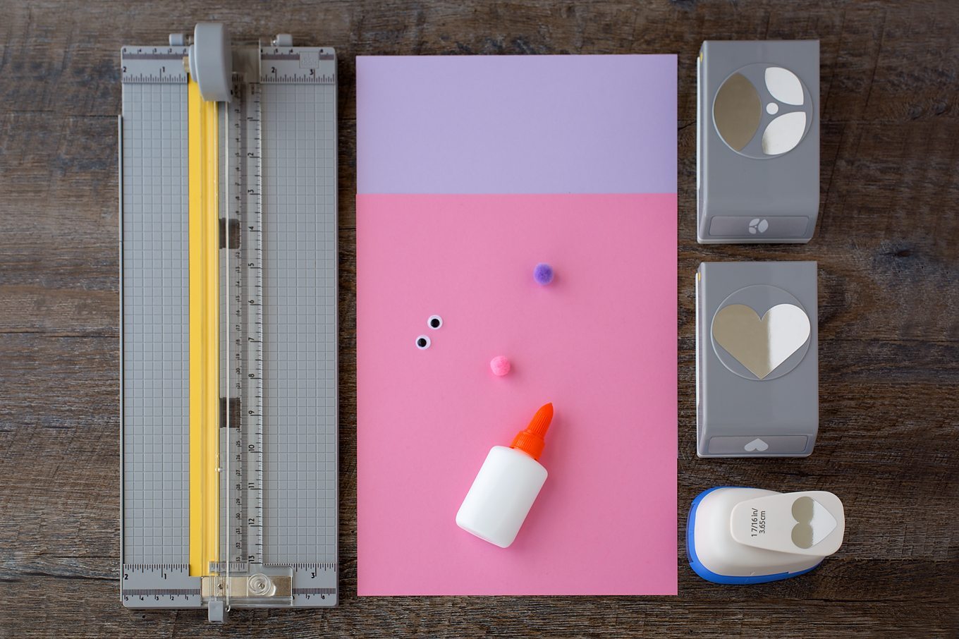 Supples Needed for Paper Bobble Head Bunny Craft