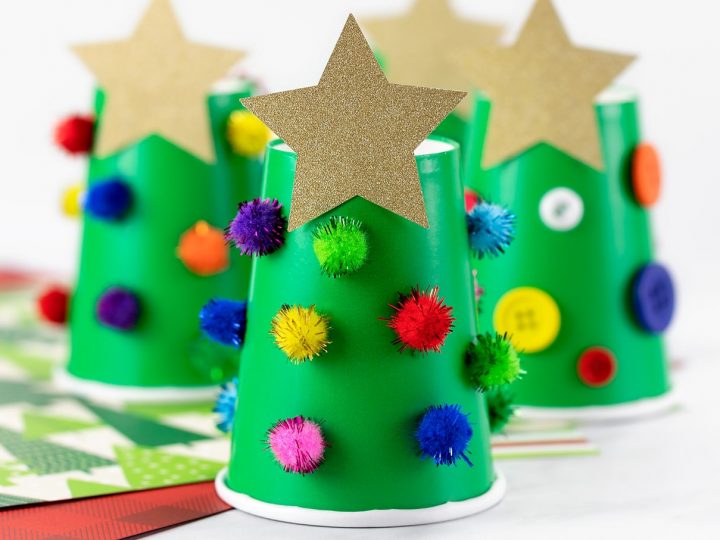Paper Cup Christmas Tree