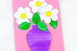Paper Flower Bouquet Craft for Kid