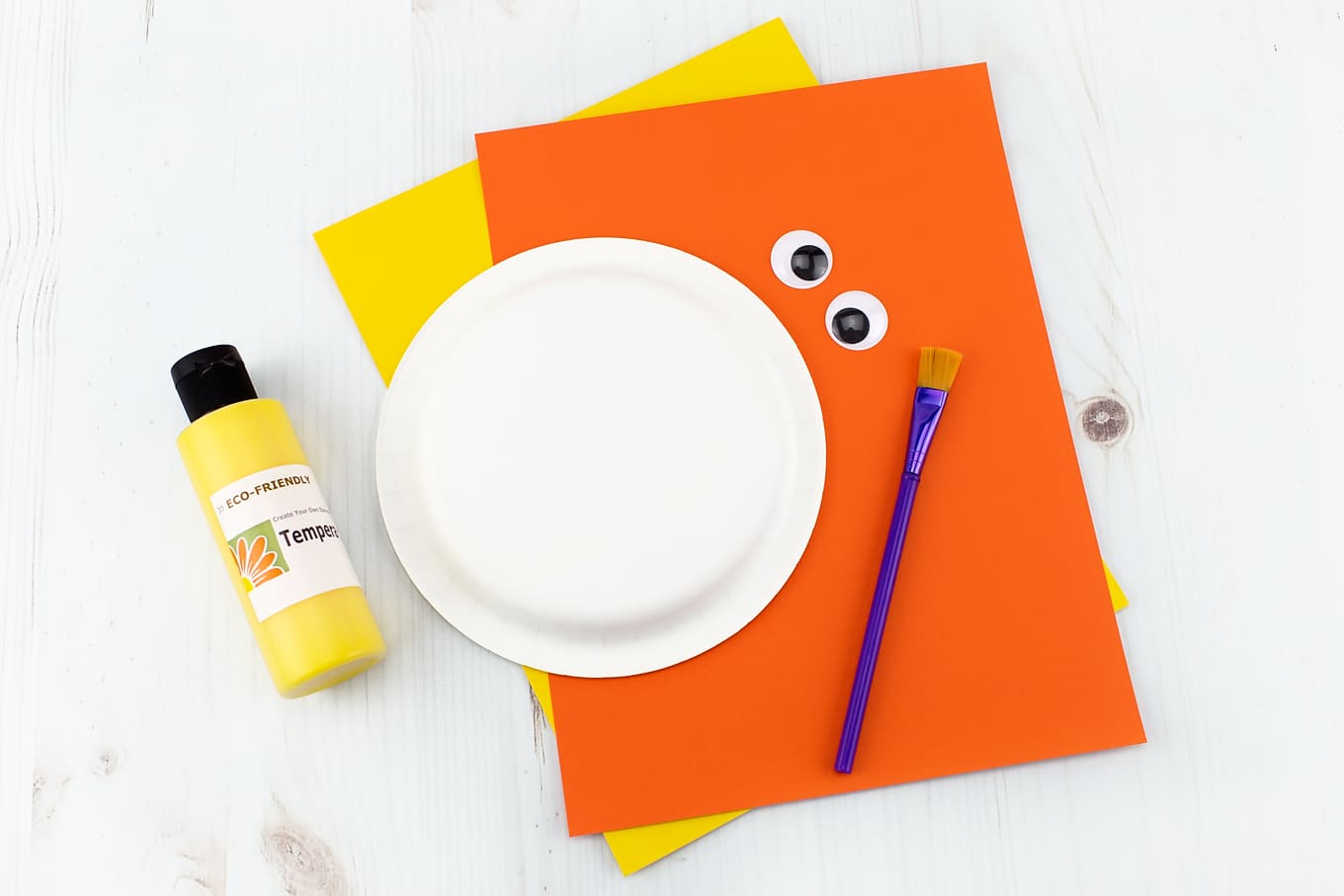 Paper Plate Chick Craft 