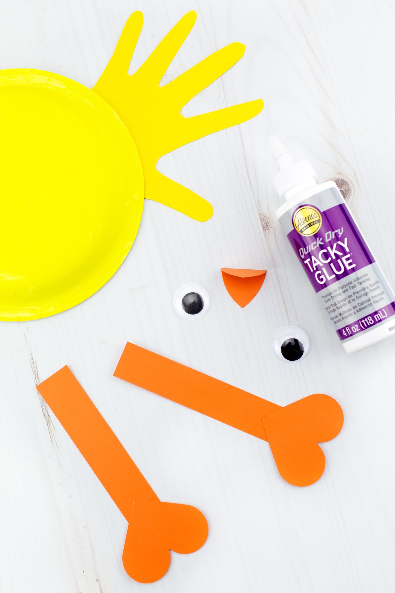 Paper Plate Chick Craft