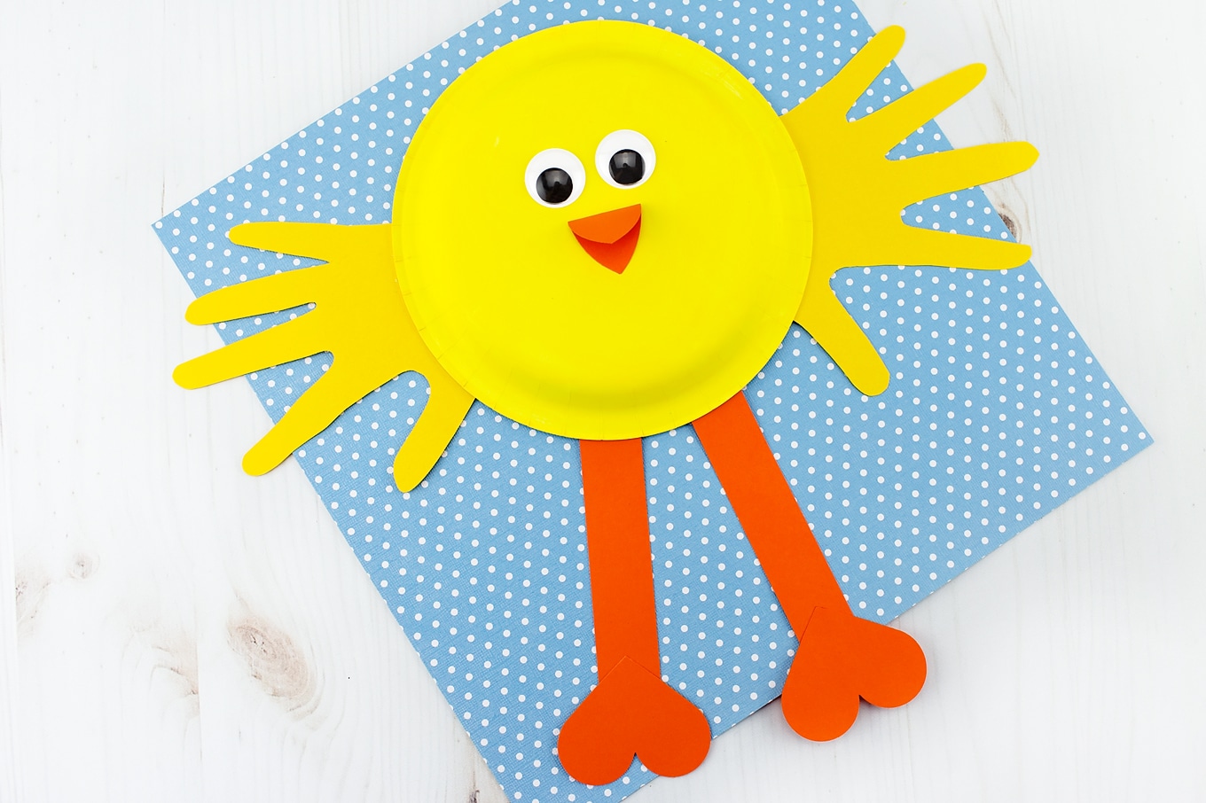 Paper Plate Chick Craft 