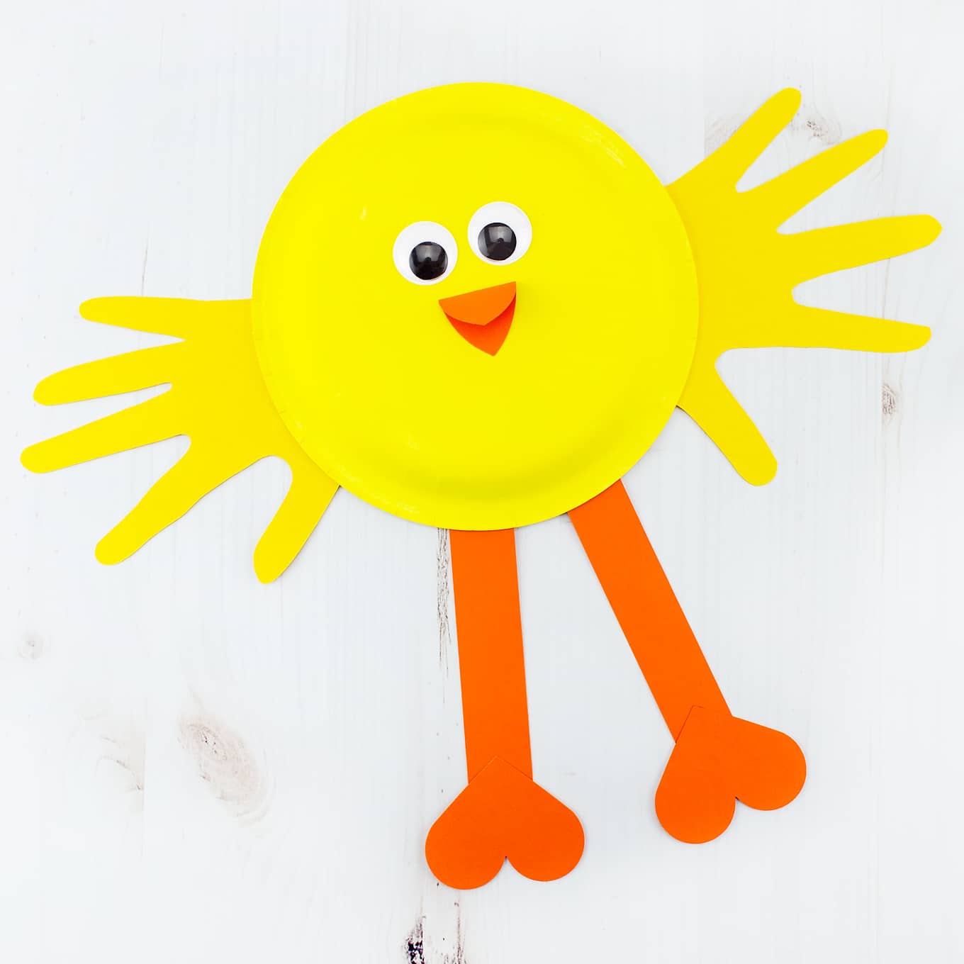 paper plate chicken