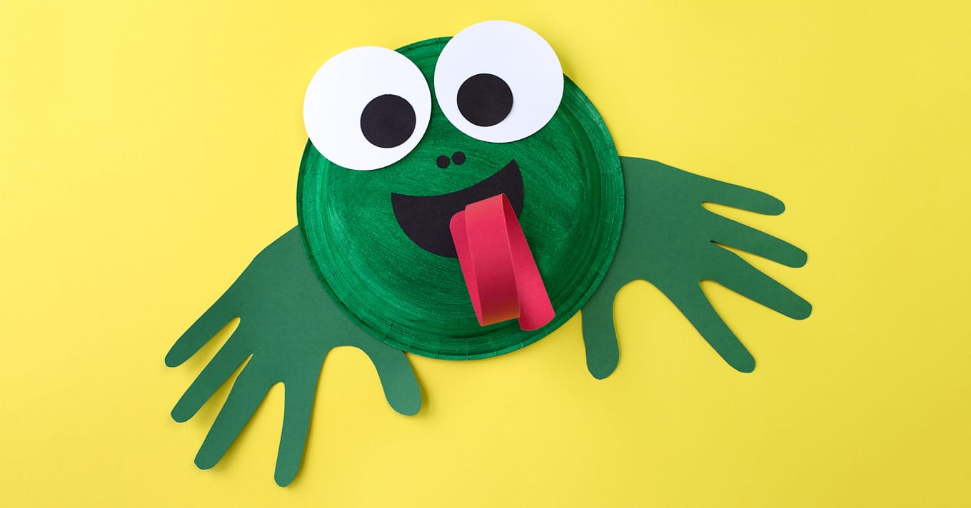 How to Make a Paper Plate Frog Craft