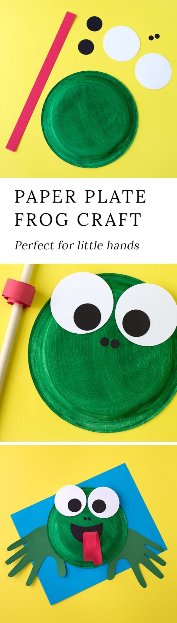 This easy paper plate frog craft is perfect for helping kids learn all about the life cycle of frogs and toads. It's perfect for summer!