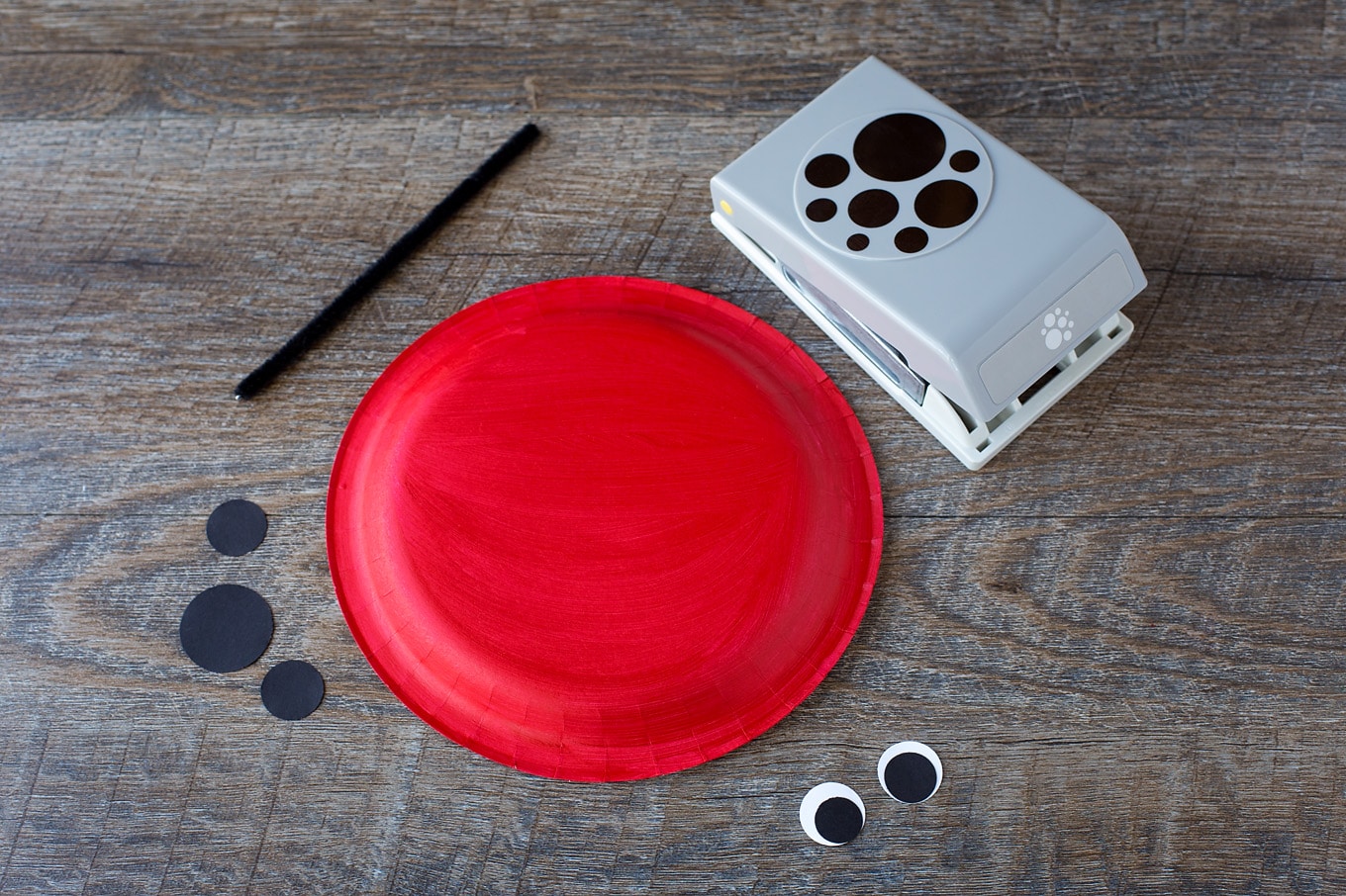 Learn how to make a simple Paper Plate Ladybug with kids. It's perfect for summer, insect lovers, and for strengthing fine-motor skills. #paperplatecraftsforkids #ladybugcrafts #easycraftsforkids Supplies Needed for Paper Plate Ladybug