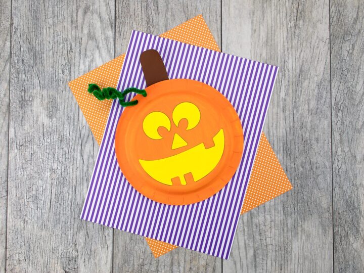 Paper Plate Pumpkin Craft