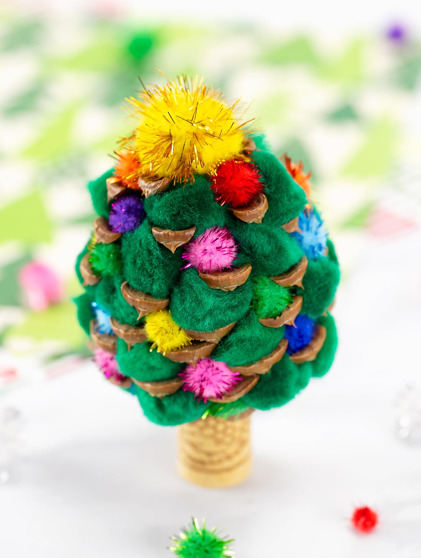 Pine cone christmas tree  fireflies and mud pies Pine cone christmas tree  fireflies and mud pies