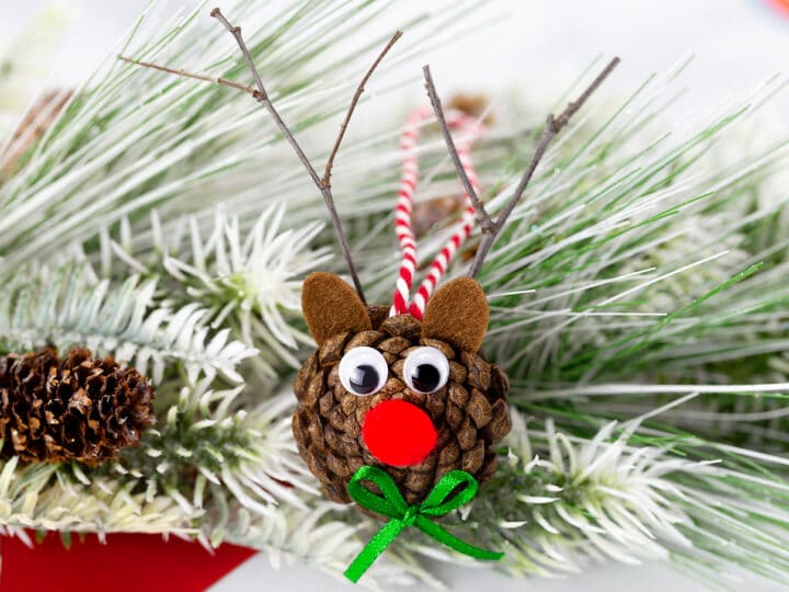 Pine Cone Reindeer