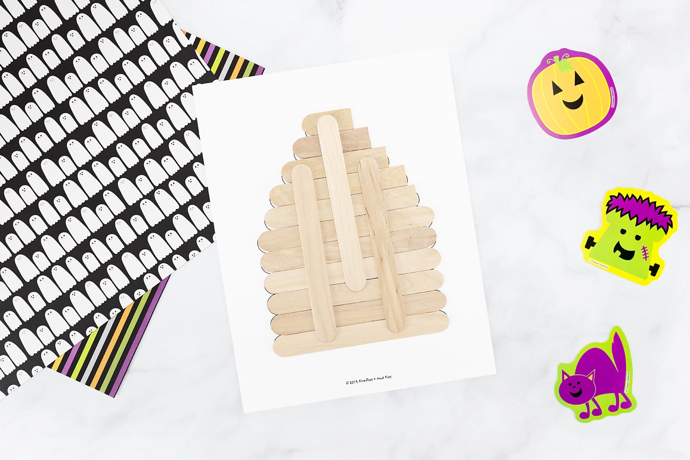 How to Make a Popsicle Stick Haunted House How to Make a Popsicle Stick Haunted House