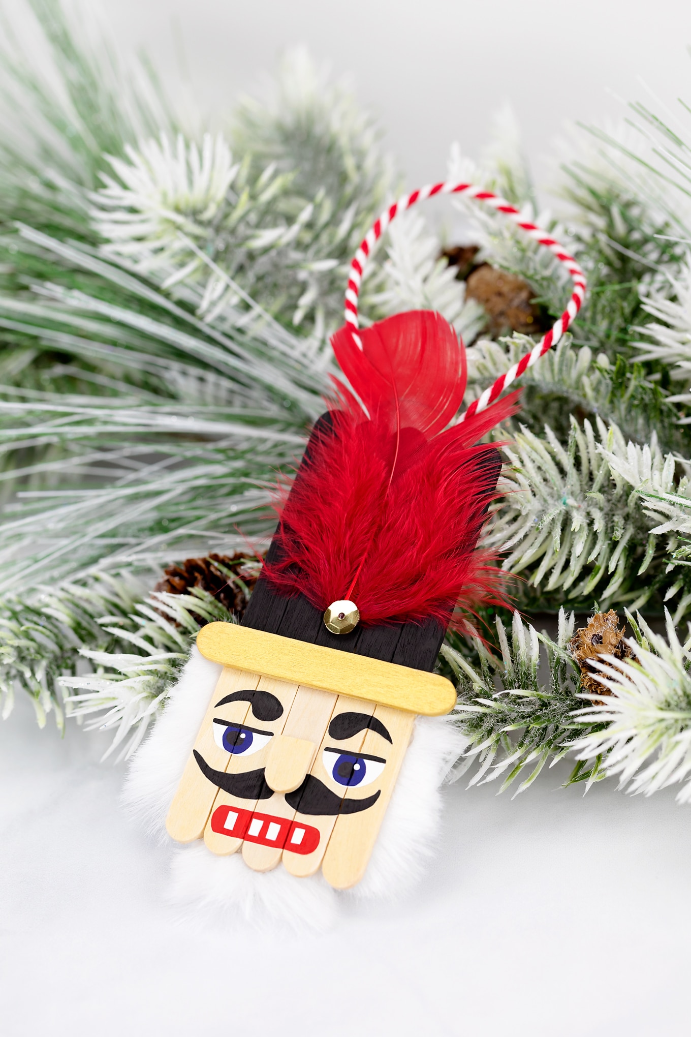 How to Make an Easy and Fun Craft Stick Nutcracker Ornament for Christmas