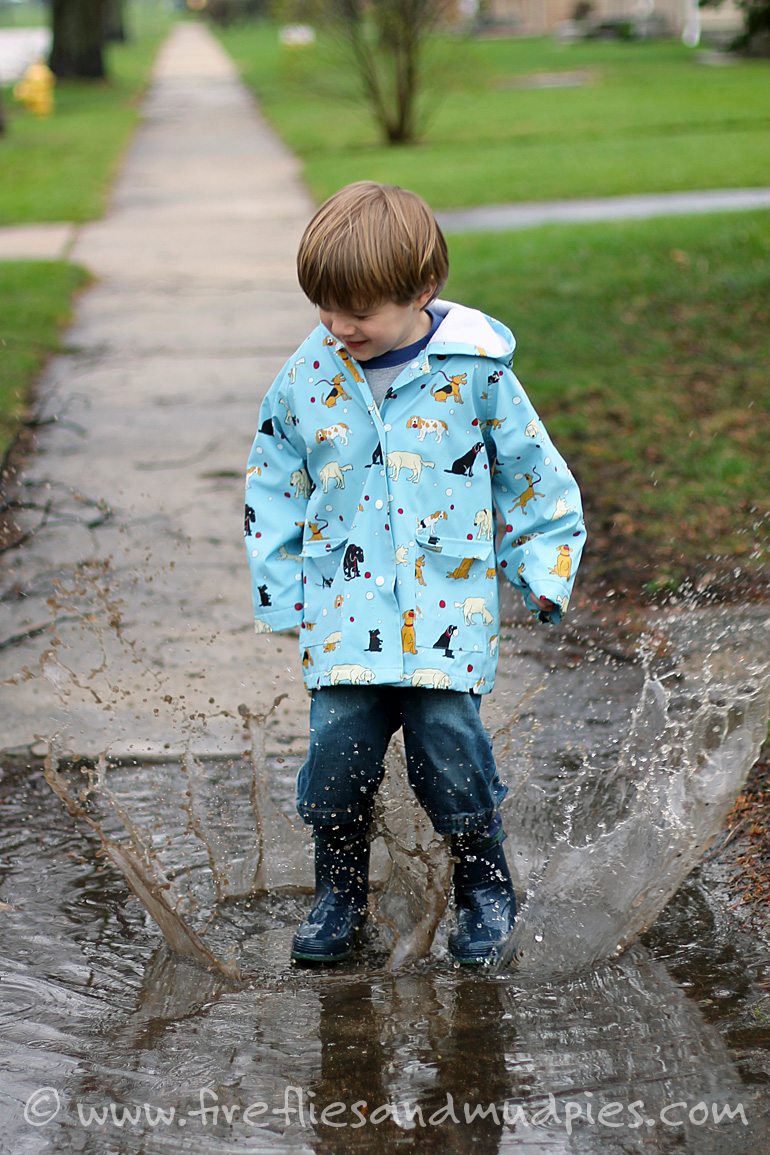 Puddle Jumping on Rainy Days | Fireflies and Mud Pies