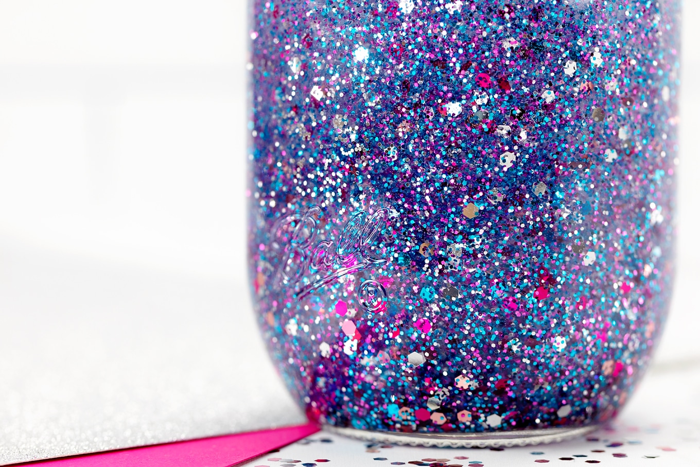 Purple Glitter Jar