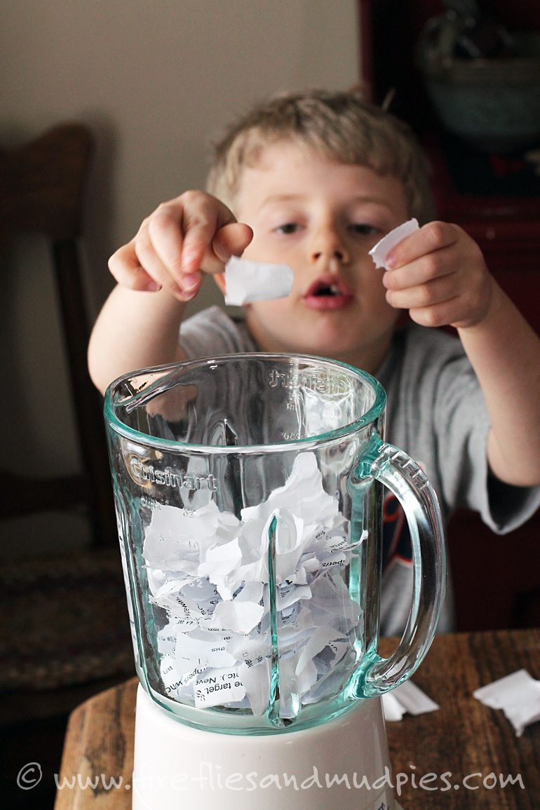 Learn how to recycle paper at home!