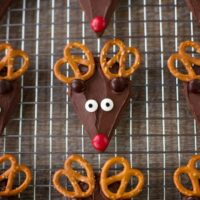 Chocolate Reindeer Cookies