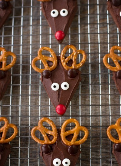 Chocolate Reindeer Cookies