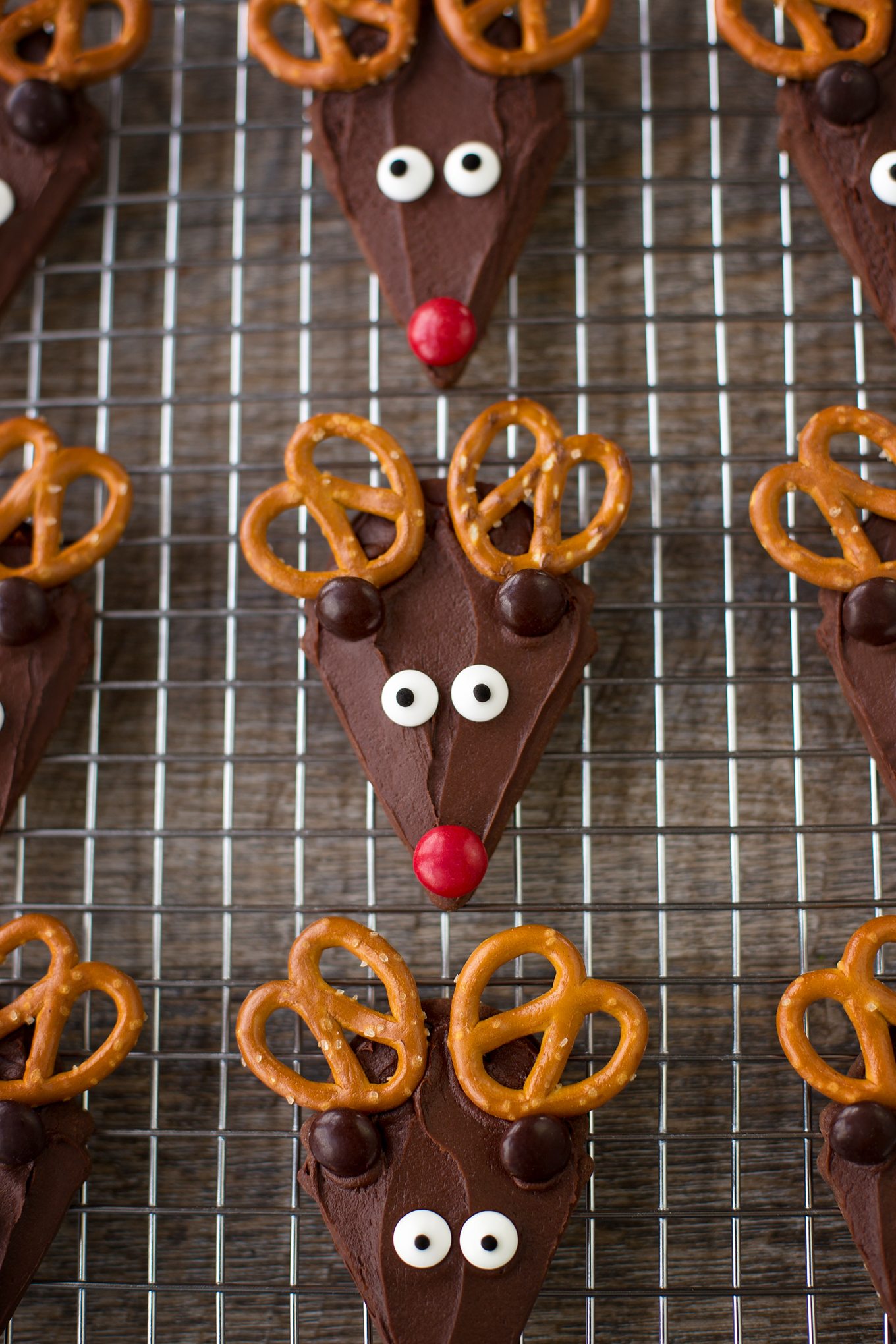The Best Chocolate Reindeer Cookies