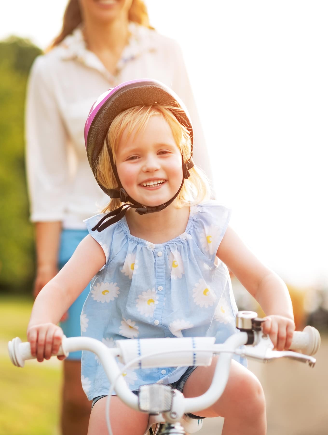 teaching an 8 year old to ride a bike