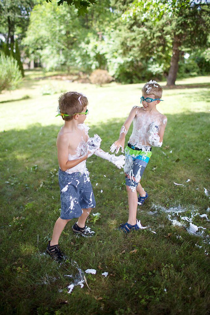 Shaving Cream Battle