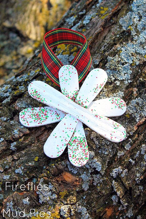 Snowflake Ornament Craft for Kids — Fireflies and Mud Pies