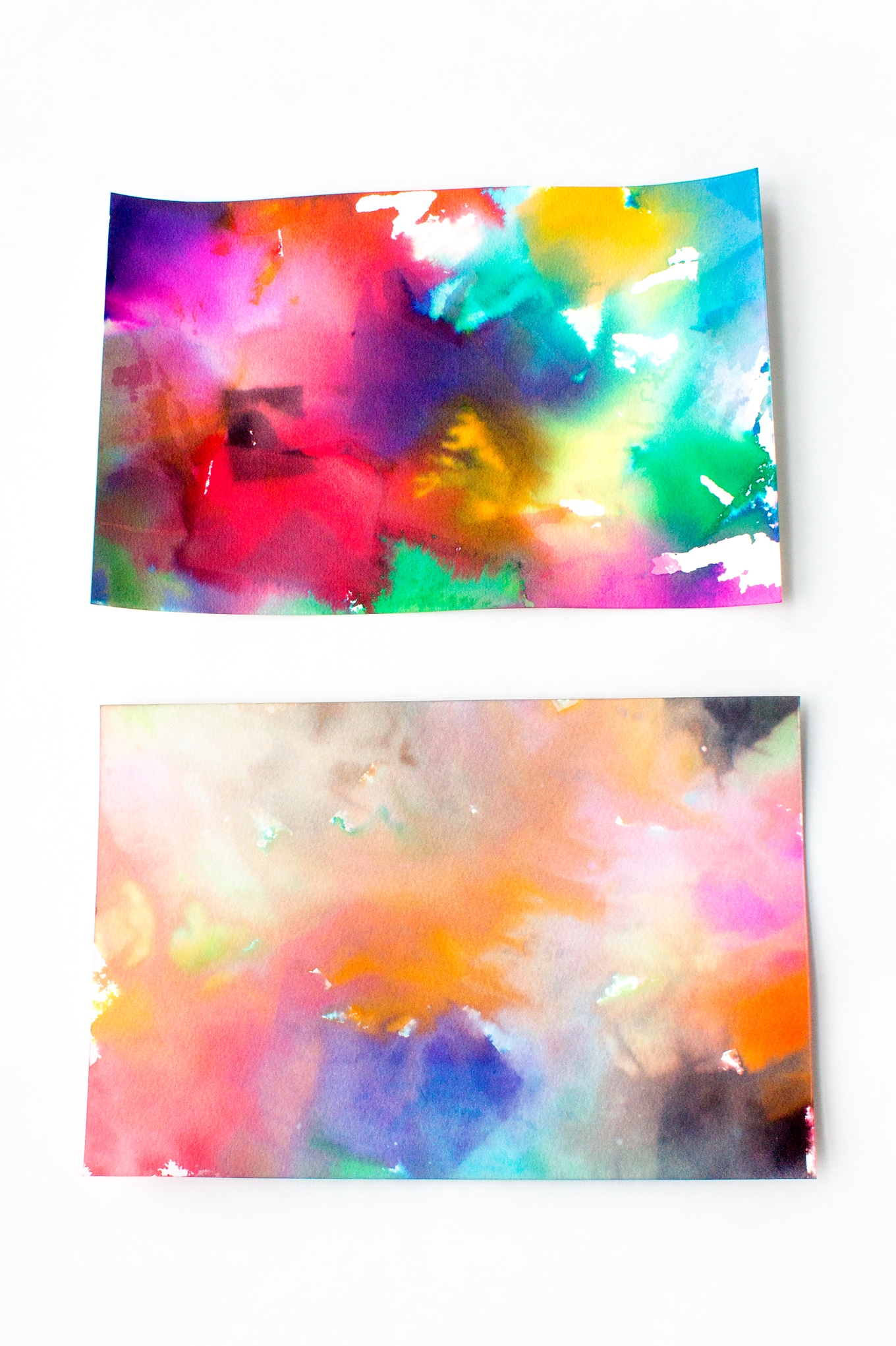 Snowy Day Tissue Paper Art