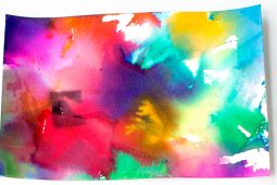 Snowy Day Tissue Paper Art