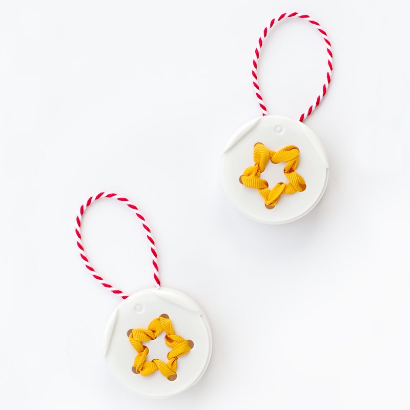 Spice Jar Lid Star Ornament