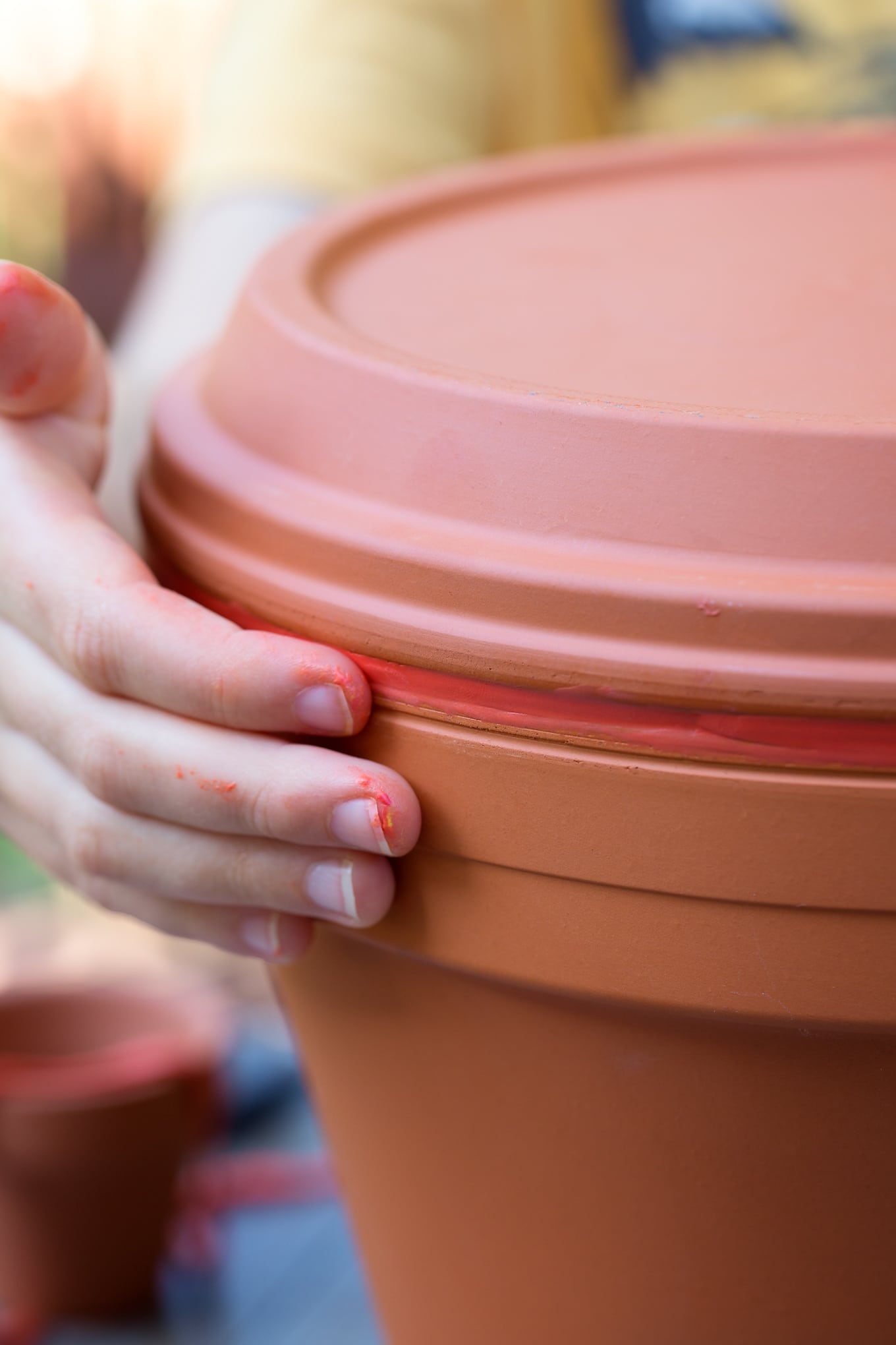 Terracotta Pot Jack O'Lantern Craft Bring a little Halloween fun to your garden, patio, or porch with this easy Terracotta Pot Jack O'Lantern Craft. It's a fun Halloween craft for kids!