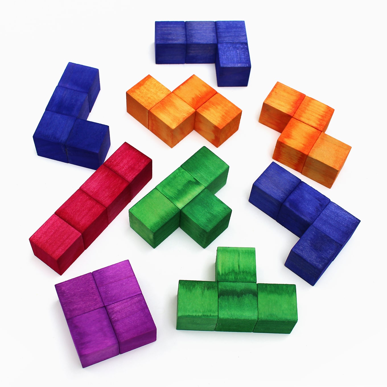 tetris wooden blocks