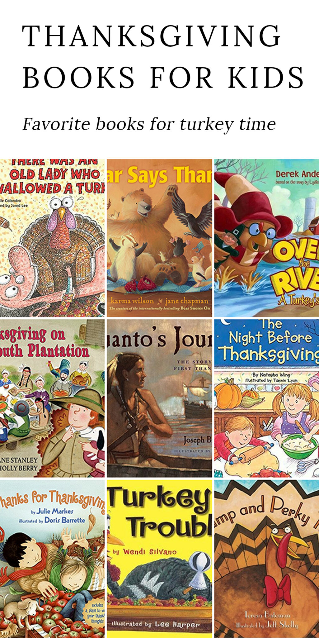 Thanksgiving Books for Kids